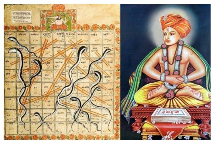 Saint Gyandev invented Snakes and Ladder Game in ancient India