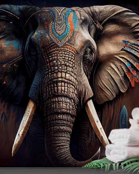 Rare Elephant Spa In India