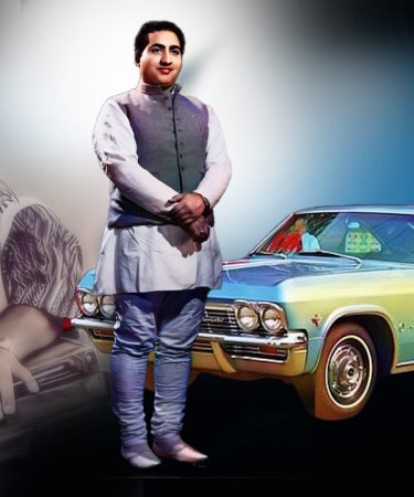 Mohammad Rafi with Impala Car