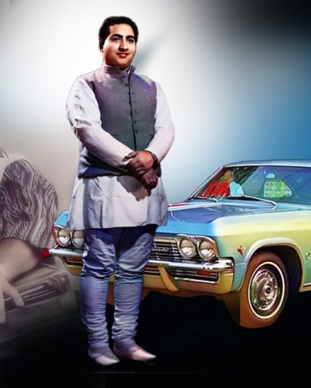 Mohammad Rafi with Impala Car