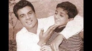 Sunny Deol with his father Dharmendra in childhood