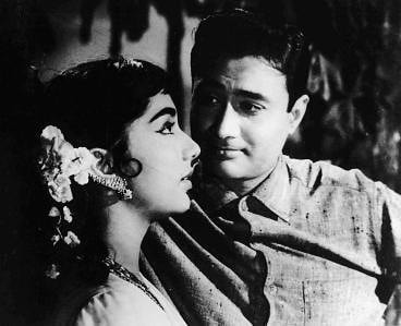 Sadhna and Dev Anand in Hum Dono