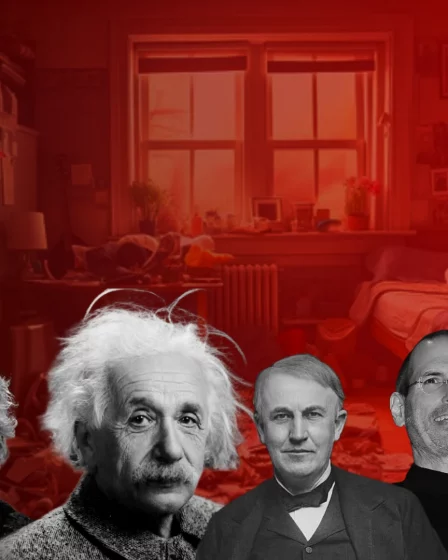 Genius people live in messy homes