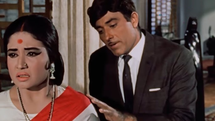 Rajkumar with Meena Kumari in Kajal 1965