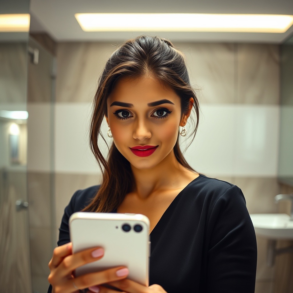 Bathroom Selfies Trend
