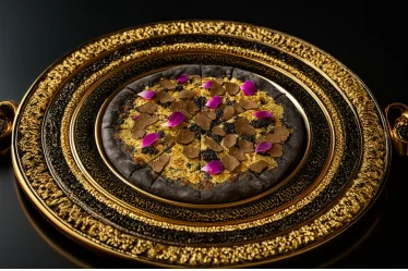 World's costliest pizza at Industry Kitchen Restaurant which is also mentioned in Guinness World Records
