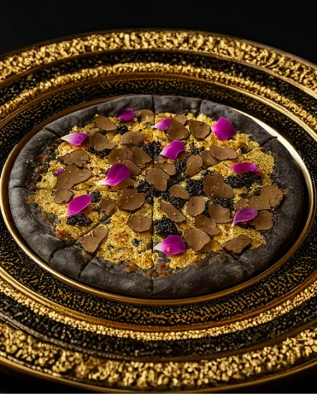 World's costliest pizza at Industry Kitchen Restaurant which is also mentioned in Guinness World Records