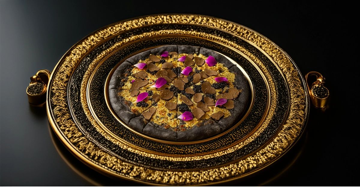 World's costliest pizza at Industry Kitchen Restaurant which is also mentioned in Guinness World Records