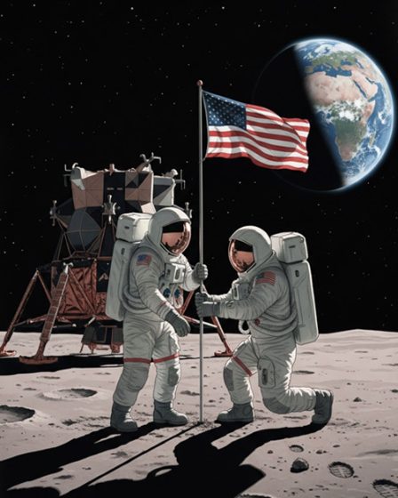 USA Moon Landing in 1969