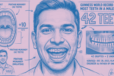 Malaysia Man with 42 teeth