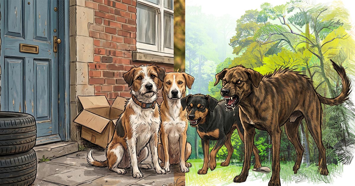 Difference between Feral Dogs and Stray Dogs